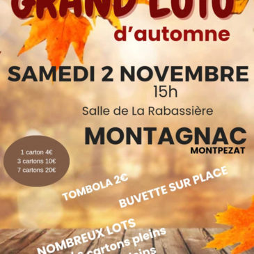 Grand loto d’automne