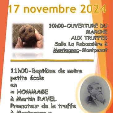 Ouverture du marché aux truffes